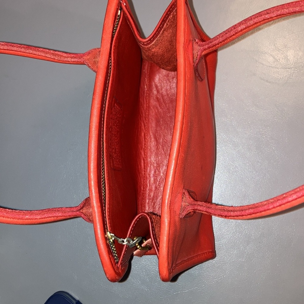 Coach Vintage Dinky Tote 9690 Red - Picture 6 of 13